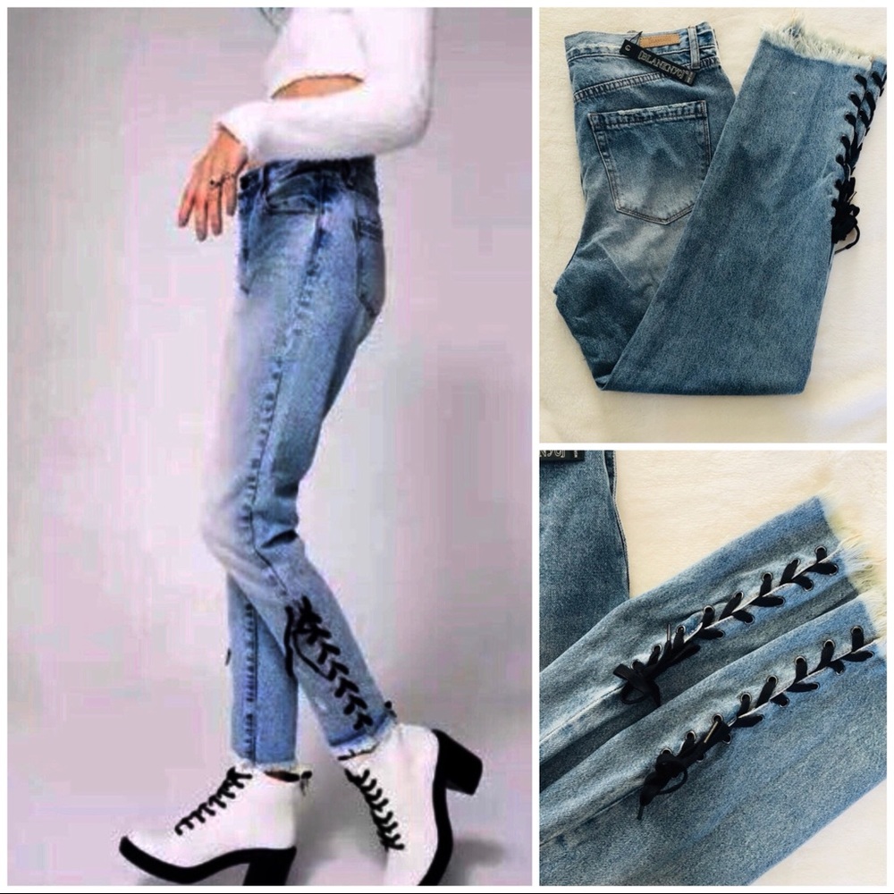 BLANKNYC High Rise Laced Ankle - Picture 3 of 8